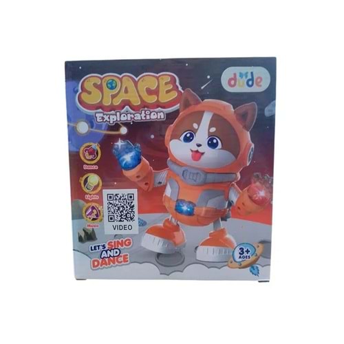 Seher RS-9049C Çok Yönlü Dans Eden Astronot Ayıcık Işıklı Müzikli Oyuncak