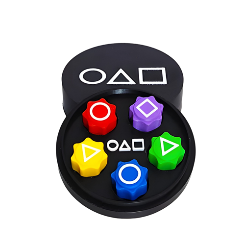 Squid Game 5 Taş Zeka ve Şekil Eşleştirme Oyunu