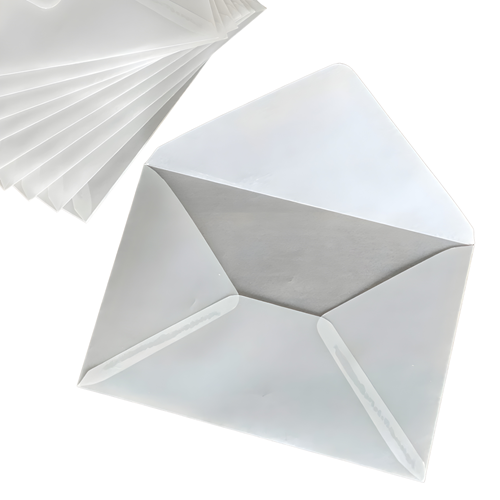 Küçük Beyaz Zarf – Mini Mektup ve Davetiye Zarfı (1 Adet)