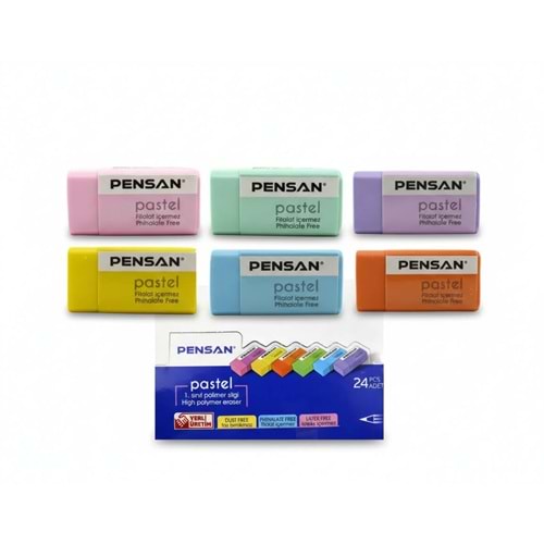 Pensan Pss-24p Pastel Silgi