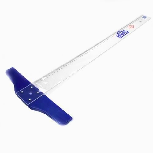 Hadas Şeffaf T Cetveli - Teknik Çizim ve Mimarlık Projeleri İçin