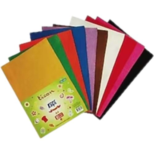 TEMAT TİCON KEÇE 20X30CM (180 GR) 10 LU KARIŞIK PAKET