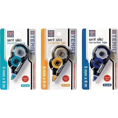 TEMAT..508 ŞERİT SİLİCİ 5MMX8MT.