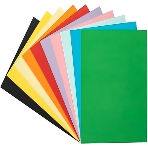 TEMAT TİCON.RULO FON KARTONU.48X68CM.10 RENK.50/STD 10 RENK