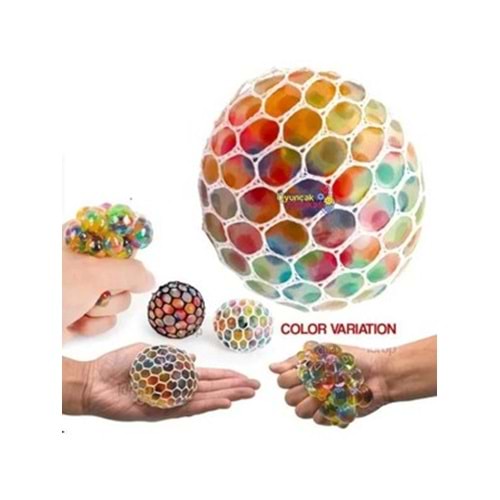 Karma Sevimli Stres Topu Renkli Jel Dolgulu Sıkma Topu