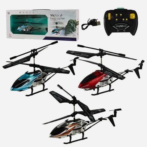 JL801-1 3,5 KANAL GYROLU METAL GÖVDELİ HELİKOPTER