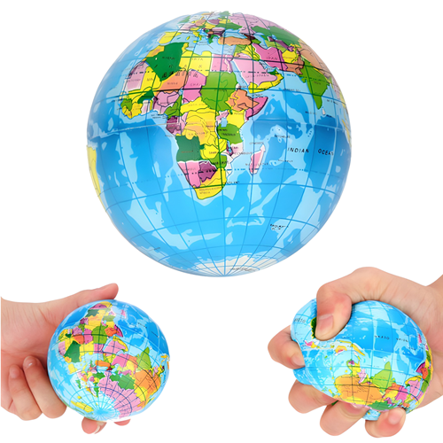 Özşahinler Büyük Dünyalı Stres Topu 10 cm 3408