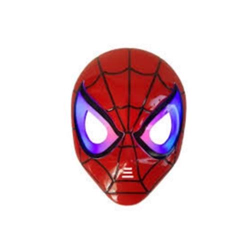 Led Işıklı Örümcek Adam (Spiderman) Çocuk Kostüm ve Parti Maskesi