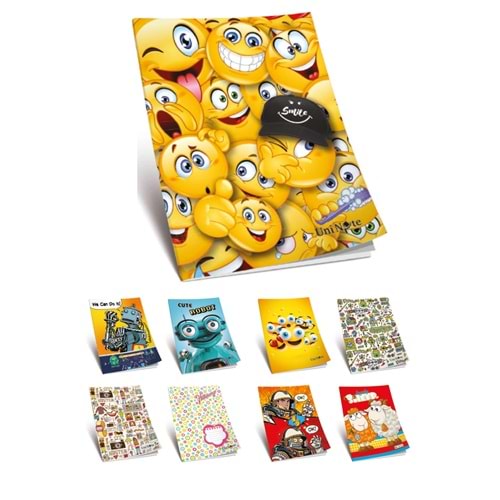 Çınar Trend Desenli Okul Defteri: 80 Yaprak Kareli, Dayanıklı Karton Kapak