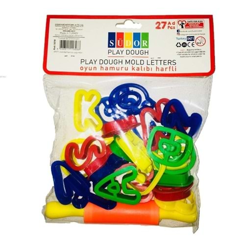Südor Oyun Hamuru Kalıbı Harfli + Merdane