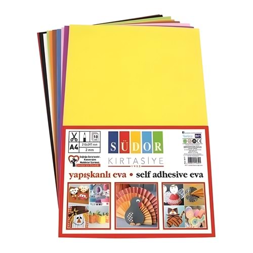 Südor Eva 20x30 cm 10 Renk Yapışkanlı *NET*
