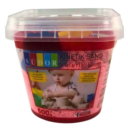 SÜDOR KINETIK KUM KOVALI 500 G PEMBE