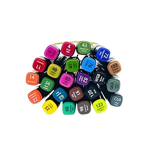 MONALİSA TOUCH BLACK MARKER 24 RENK SÜDOR