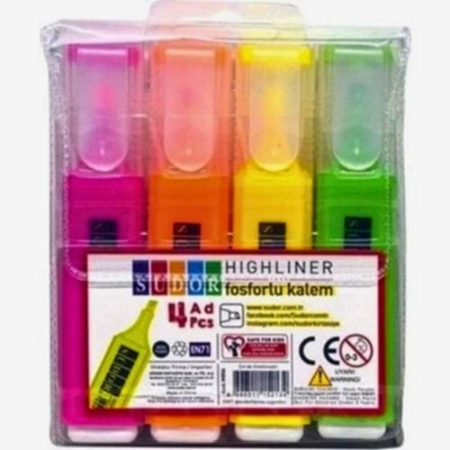 Südor Fosforlu Kalem 4 Renk