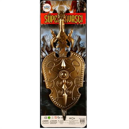 ENF Tekli Kılıç Kalkan Seti Süper Savaşçı Oyuncak