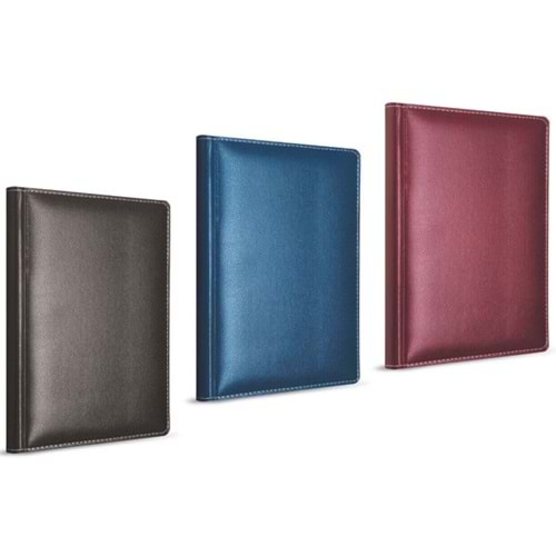 Gıpta Modelist İplik Dikişli Deri Kapak Defter 17x24 160 Yaprak Çizgili