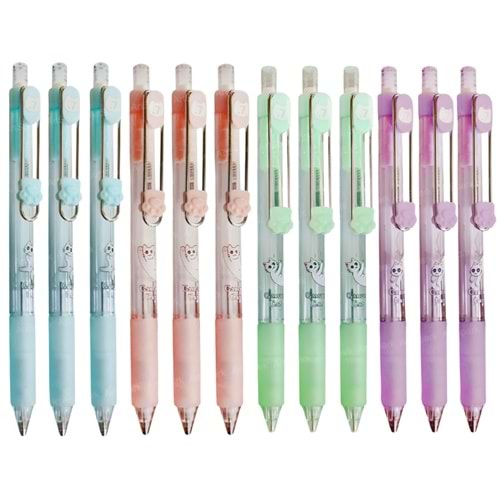 Garden Cat 0.7 mm Versatil Kalem – 4 Renk Otomatik Uçlu Kalem