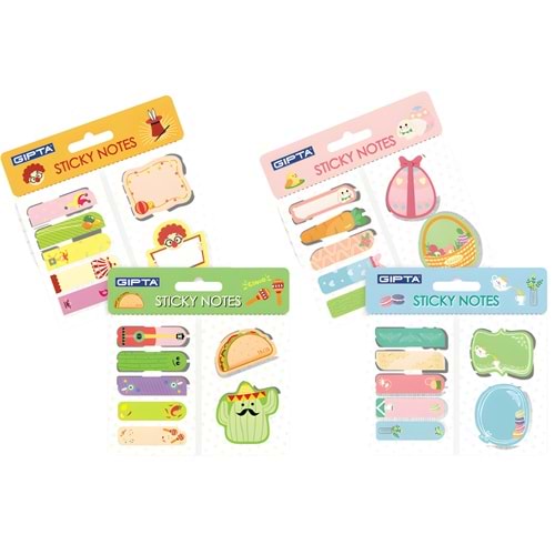 YAPIŞKAN NOT-DESENLİ SET