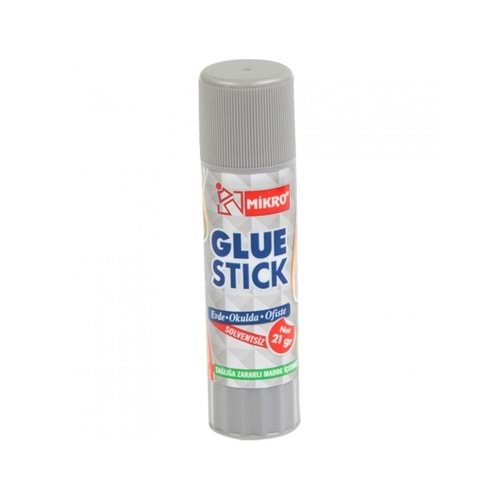 MİKRO 21 gr Stick Yapıştırıcı - Solventsiz ve Sağlığa Zararsız Glue Stick