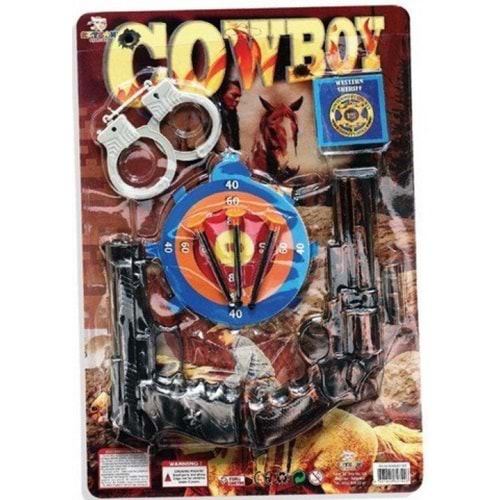 306 Kovboy Seti Oyuncak | Tabanca ve Aksesuarlar İçeren Kovboy Seti