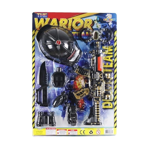 Ketsan Süper Kasklı Set The Warrior Aksiyon Oyuncak Seti