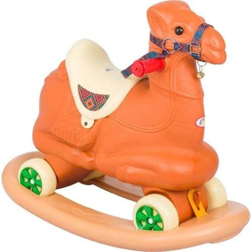 Sallanan ve Tekerlekli Binilebilir Deve Oyuncak
