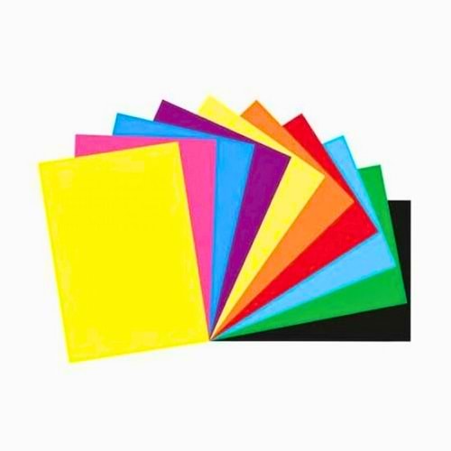10'lu Karışık Renk Fon Kartonu Seti - A4 veya 35x50 cm Boyut Seçeneği