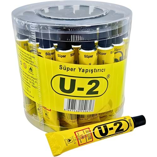 U-2 Süper Yapıştırıcı – Hızlı Etkili Güçlü Yapıştırıcı (Tek Adet)