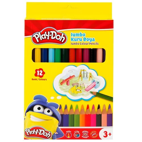 PLAY-DOH KURUBOYA JUMBO 12 RENK