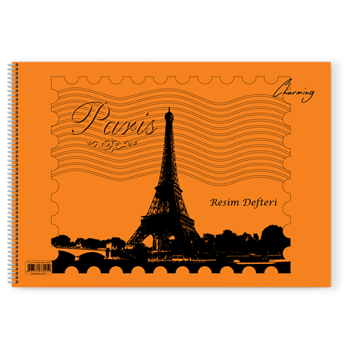 Tokaç My Lesson 25 Yaprak 24x34 PP Kapak Spiralli Resim Defteri