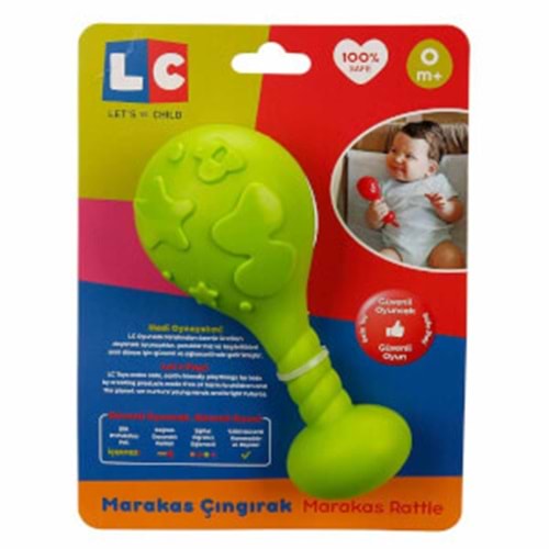 Enfal LC Marakas Çıngırak Bebek Oyuncağı Sesli El Çıngırağı LC-30614