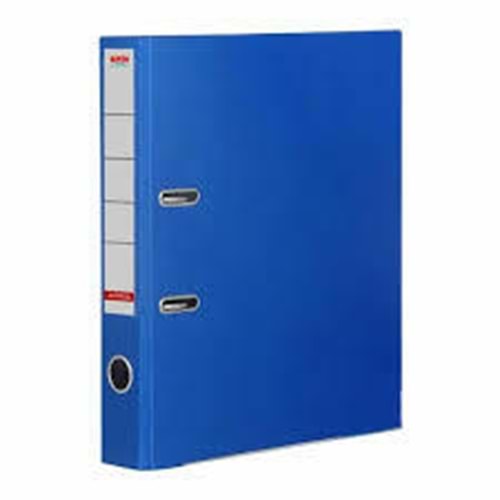 Dar Sırt Mavi Klasör Dosya | Ofis ve Okul İçin Dayanıklı Evrak Klasörü