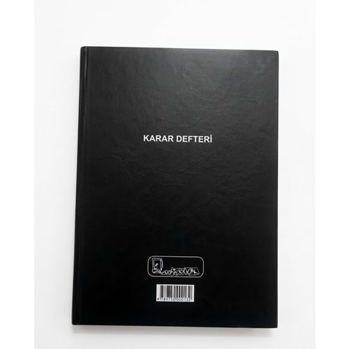 Kocaoluk Karar Defteri A4 Ciltli – Resmi Karar ve Toplantı Defteri