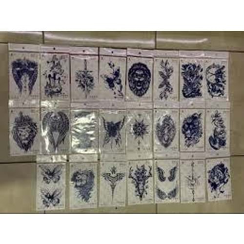 Geçici Dövme Tek Adet Vücut Dövme Sticker