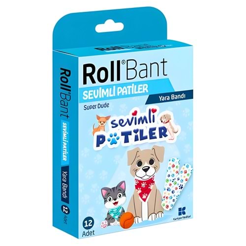 SEVİMLİ PATİLER ROLL YARA BANDI