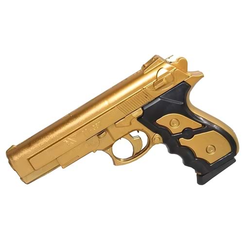 ALTIN GÜMÜŞ RENKLİ BONCUKLU SİLAH