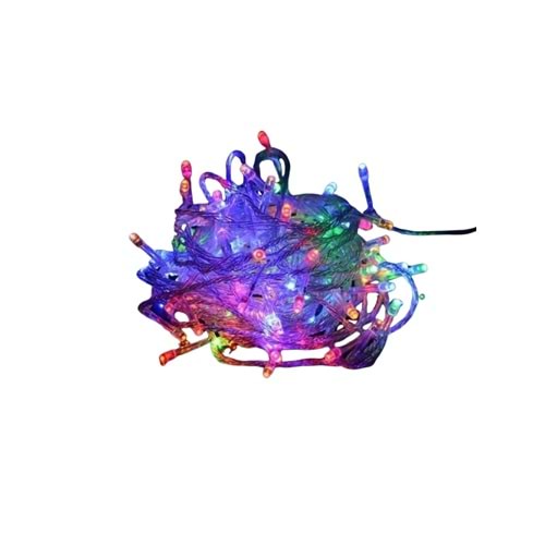 Çok Renkli LED Işık Zinciri - Yılbaşı, Parti ve Ev Dekorasyonu Ampulü