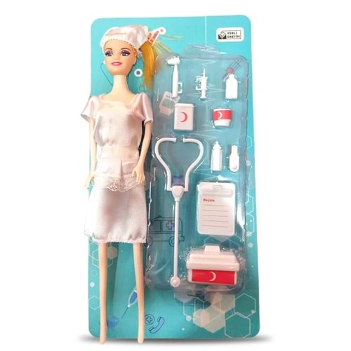 OYDAŞ-ANLILY POŞETTE DOKTOR SETLİ BEBEK (120)