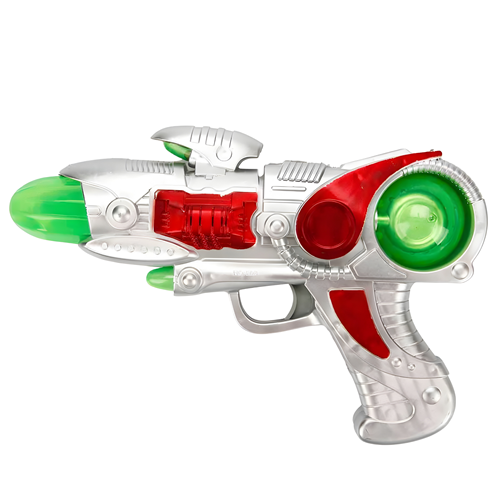 Prestij Kutulu Pilli Oyuncak Silah | Sesli ve Işıklı Oyuncak Tabanca FAB606KT