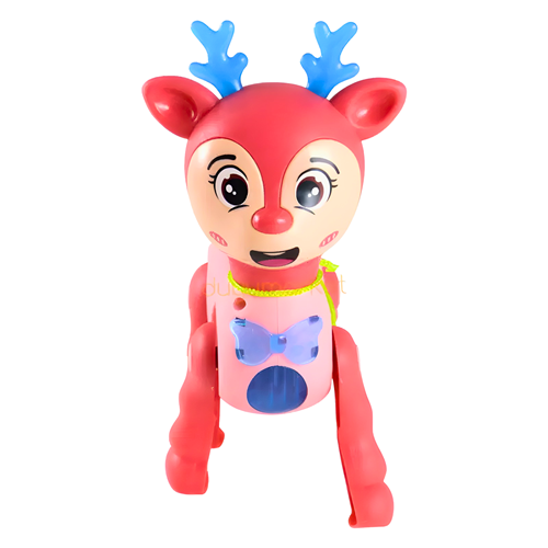 Aya Toys Sesli Işıklı Sevimli Geyik Oyuncak | Hareketli Hayvan Oyuncağı 766-4A