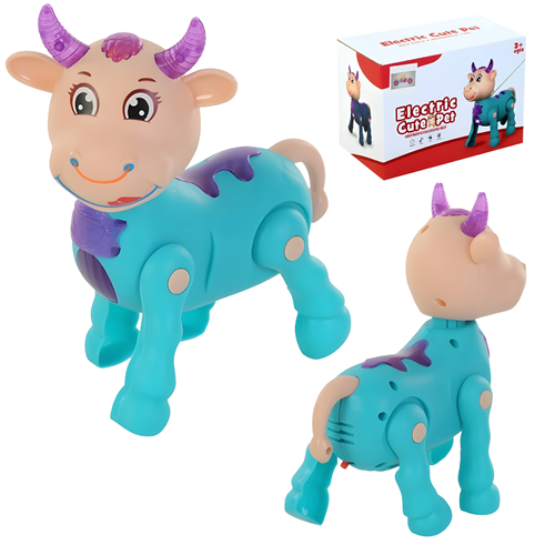 Aya Toys Sesli Işıklı Sevimli Hayvan İnek Oyuncak 766-3A
