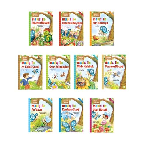Kelebek Öyküleri-1. ve 2.sınıf hikaye- (10 Kitap) - Ema Yayınları