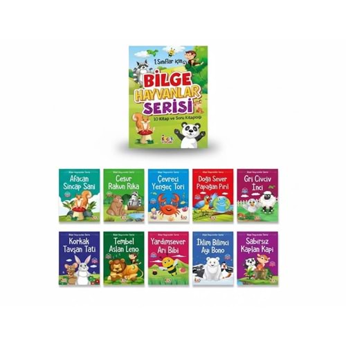 Bilge Hayvanlar Serisi 1SINIF Küçük Boy 10 Lubıcırık Yayınları