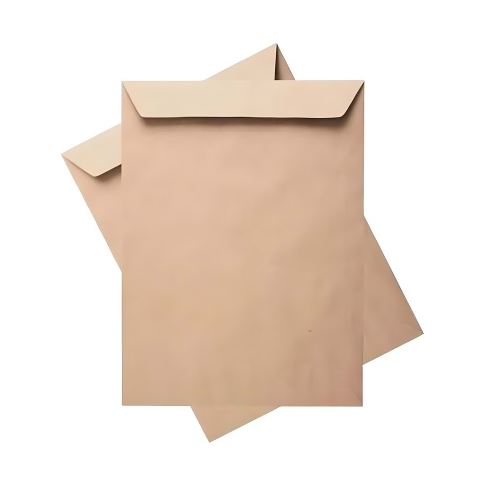 A4 Büyük Zarf – Kraft Renk Evrak Zarfı (1 Adet)