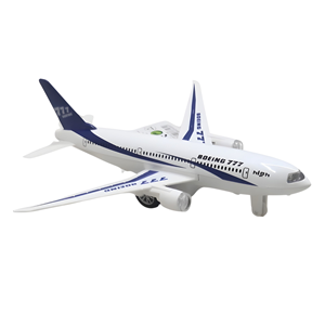Pasifik Sesli Işıklı Metal Uçak Oyuncak | Boeing 777 Model Uçak 180