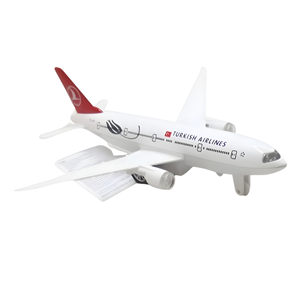 Pasifik Sesli Işıklı Metal Uçak Oyuncak | Boeing 777 Model Uçak 180