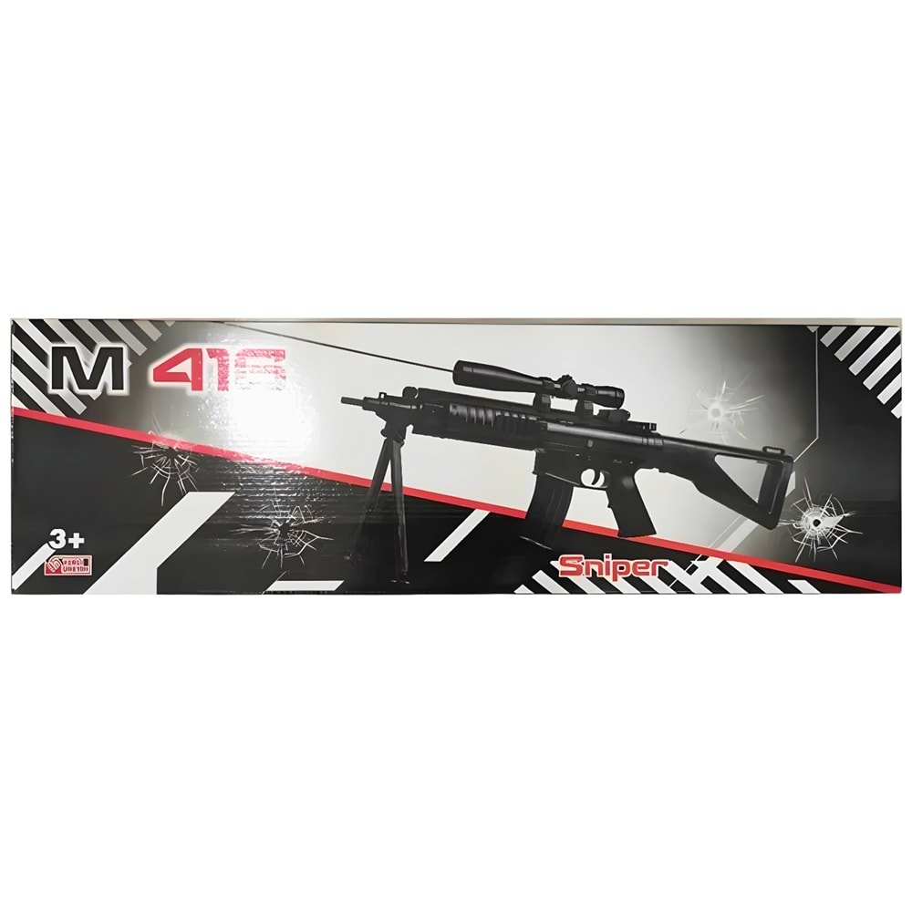 M416 Lazerli Oyuncak Tüfek – Sniper Uzun Namlulu Işıklı Sesli Oyuncak Silah