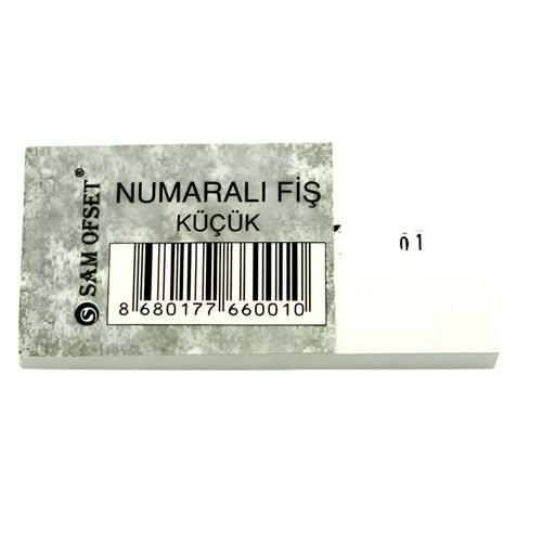 NUMARALI FİŞ KÜÇÜK