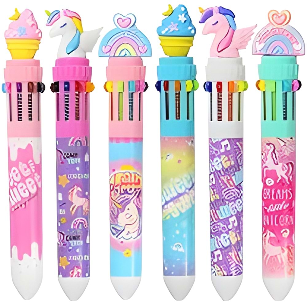 BU-BU ÇOK RENKLİ TÜKENMEZ KALEM PASTALAR