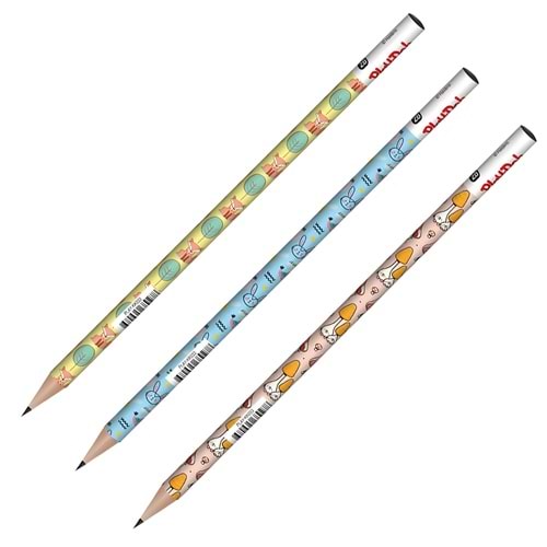 CEREN PLAY-DOH UNICORN FOLYOLU SİLGİSİZ KURŞUN KALEM 3 ASS.